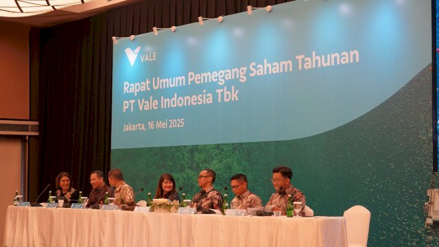 Rapat Umum Pemegang Saham Tahunan PT Vale. Foto: Istimewa.