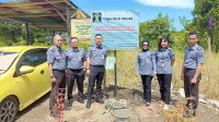 Pengamanan Aset Negara Melalui Pemasangan Papan Bicara di Area Tanah Kanwil Kemenkum Sulsel
