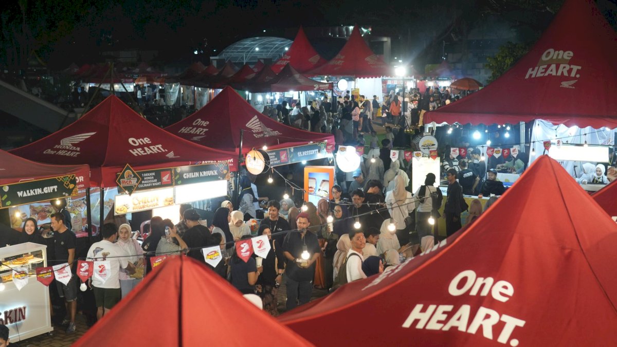Didukung Penuh Astra Motor Sulsel, Honda Makassar Culinary Night 2025 Sukses Digelar