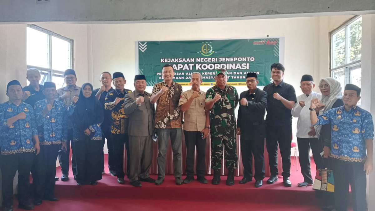 Kejari Jeneponto Perkuat Sinergi Lintas Sektor Awasi Aliran Kepercayaan dan Keagamaan di Masyarakat