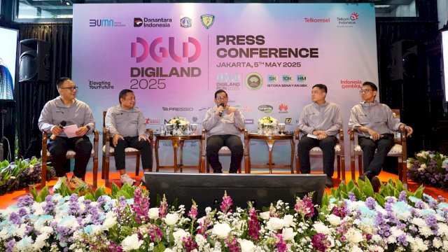 Press conference Digiland 2025. Foto: Istimewa.