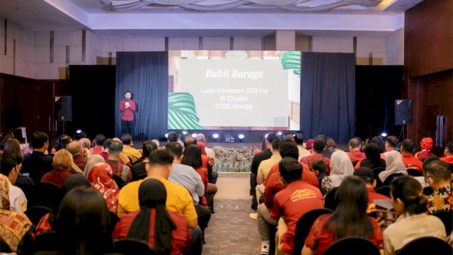 Bukit Baruga gelas product knowladge klaster baru Golden Royale. Foto: Istimewa.