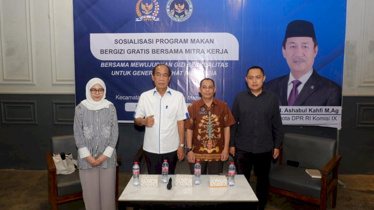 Dorong Generasi Emas 2045, DPR RI dan BGN Kembali Sosialisasikan Program MBG di Makassar