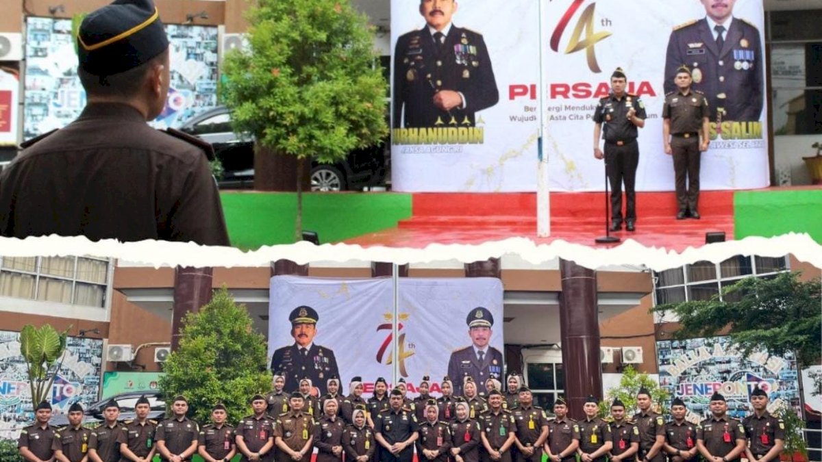 Peringati HUT ke-74 PERSAJA, Kejari Jeneponto Tekankan Nilai Integritas dan Refleksi Tanggung Jawab Jaksa