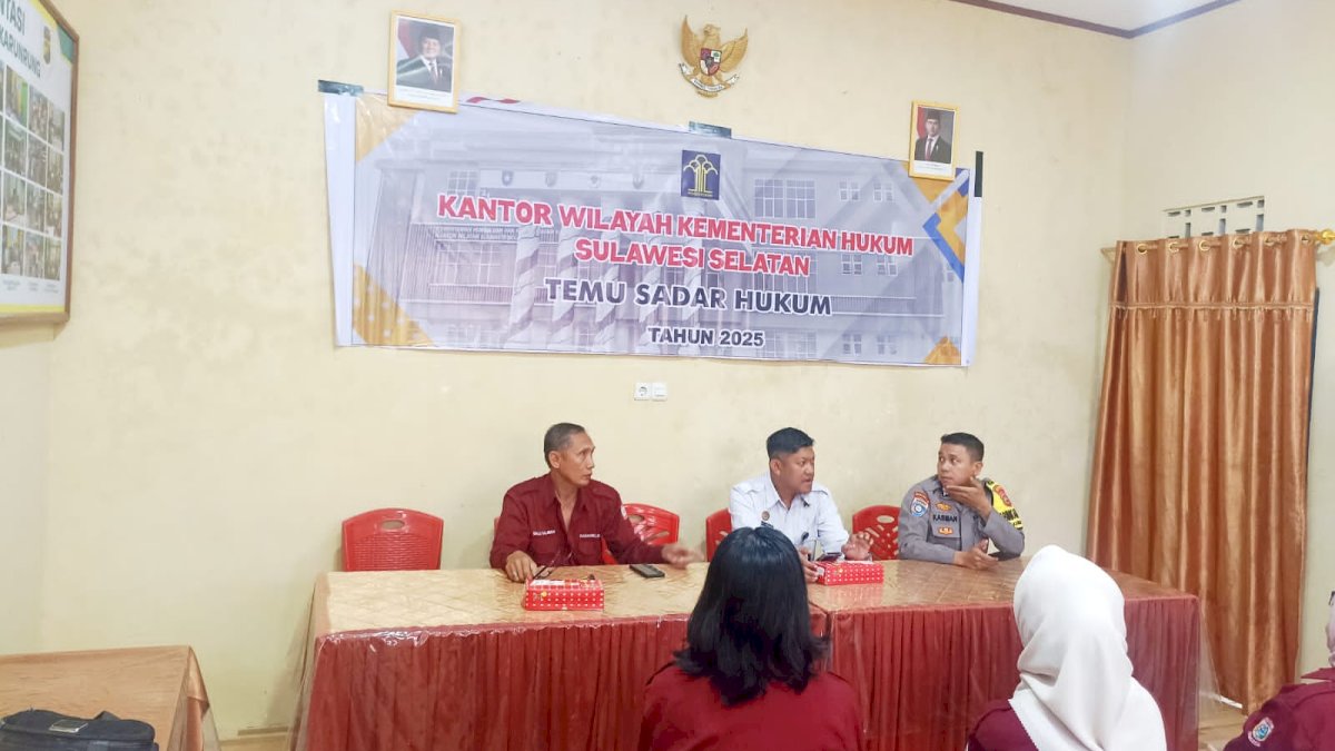 Kelurahan Karurung Siap Jadi Kelurahan Sadar Hukum, Kanwil Kemenkum Sulsel Gelar Temu Sadar Hukum