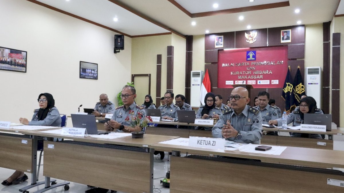 BHP Makassar Mendapatkan Apresiasi TIM Penilai Internal Dalam Pembangunan ZI