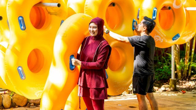 Promo MeiNyebur Bugis Waterpark Adventure diskon 50 persen. Foto: Istimewa.