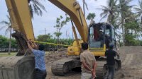 Polisi Segel Tambang Pasir Diduga Ilegal di Arungkeke, Ekskavator dan Operator Diamankan
