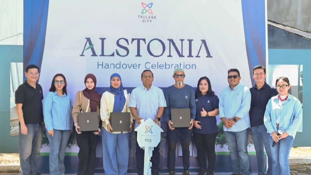 Unit Alstonia Tallasa City Serah Terima Kunci, Komitmen Hadirkan Hunian Siap Huni