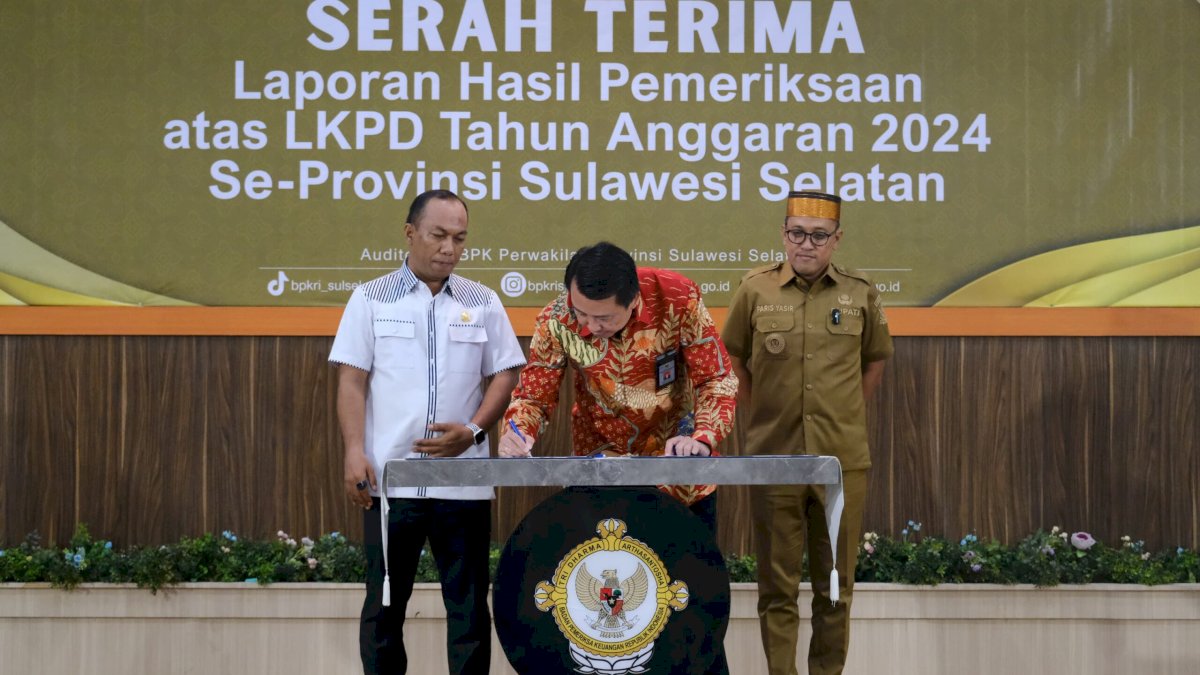 Cetak Sejarah, Jeneponto Raih WTP dari BPK Berkat Kinerja Mantan PJ Bupati Junaedi Bakri di Tahun 2024