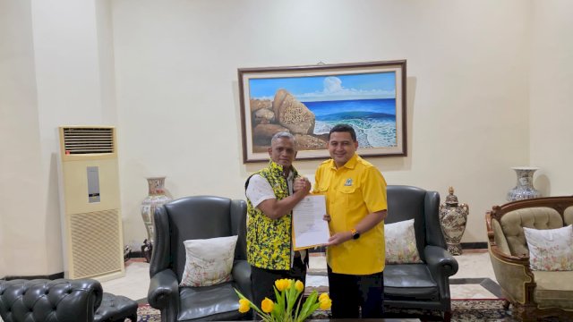 Munafri Arifuddin menerima dukungan untuk maju sebagai calon Ketua DPD I Golkar Sulsel. Ist