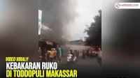VIDEO: Kebakaran Ruko di Toddopuli Makassar