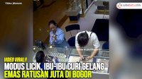 VIDEO: Modus Licik, Ibu-Ibu Curi Gelang Emas Ratusan Juta di Bogor