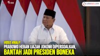 VIDEO: Prabowo Heran Ijazah Jokowi Dipersoalkan, Bantah Jadi Presiden Boneka