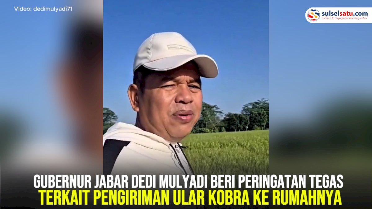 VIDEO: Gubernur Jabar Dedi Mulyadi Beri Peringatan Tegas Terkait Pengiriman Ular Kobra ke Rumahnya