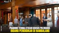 VIDEO: Prabowo Terima Utusan Khusus PM Inggris Bidang Pendidikan di Hambalang