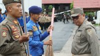 Pantau Kesiapsiagaan Satpol PP, Damkar dan Penyelamatan Takalar, Bupati Pimpin Apel