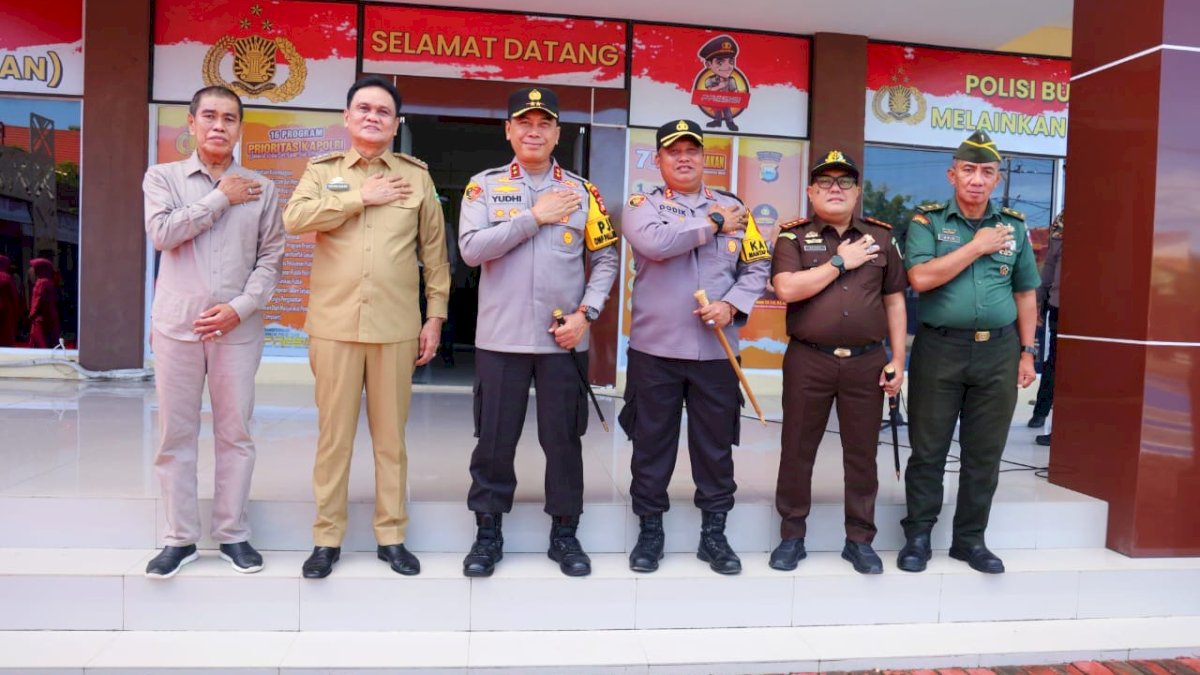 Bupati Barru Pimpin Jajaran Forkopimda Sambut Kedatangan Kapolda Sulsel