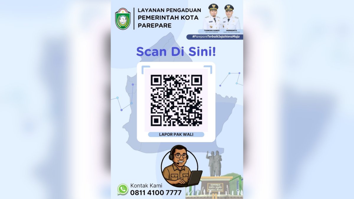 Wujudkan Pelayanan Responsif, Pemkot Parepare Hadirkan Inovasi “Lapor Pak Wali”