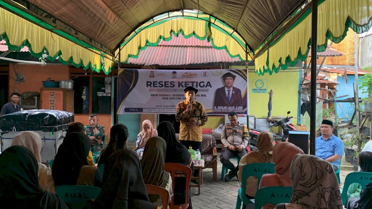Anggota DPRD Makassar Ruslan Lallo Serap Keluhan Warga Soal Air Bersih hingga Dermaga