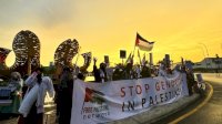 FPN Gelar Aksi Solidaritas untuk Palestina di Makassar