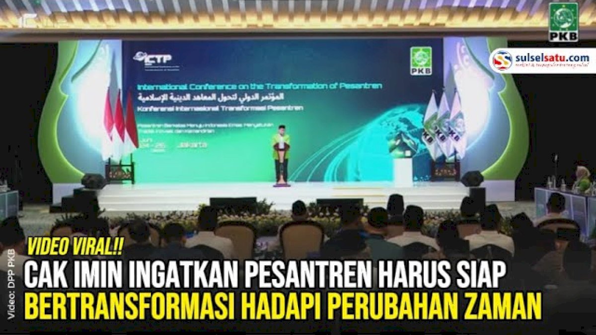 VIDEO: Cak Imin Ingatkan Pesantren Harus Siap Bertransformasi Hadapi Perubahan Zaman