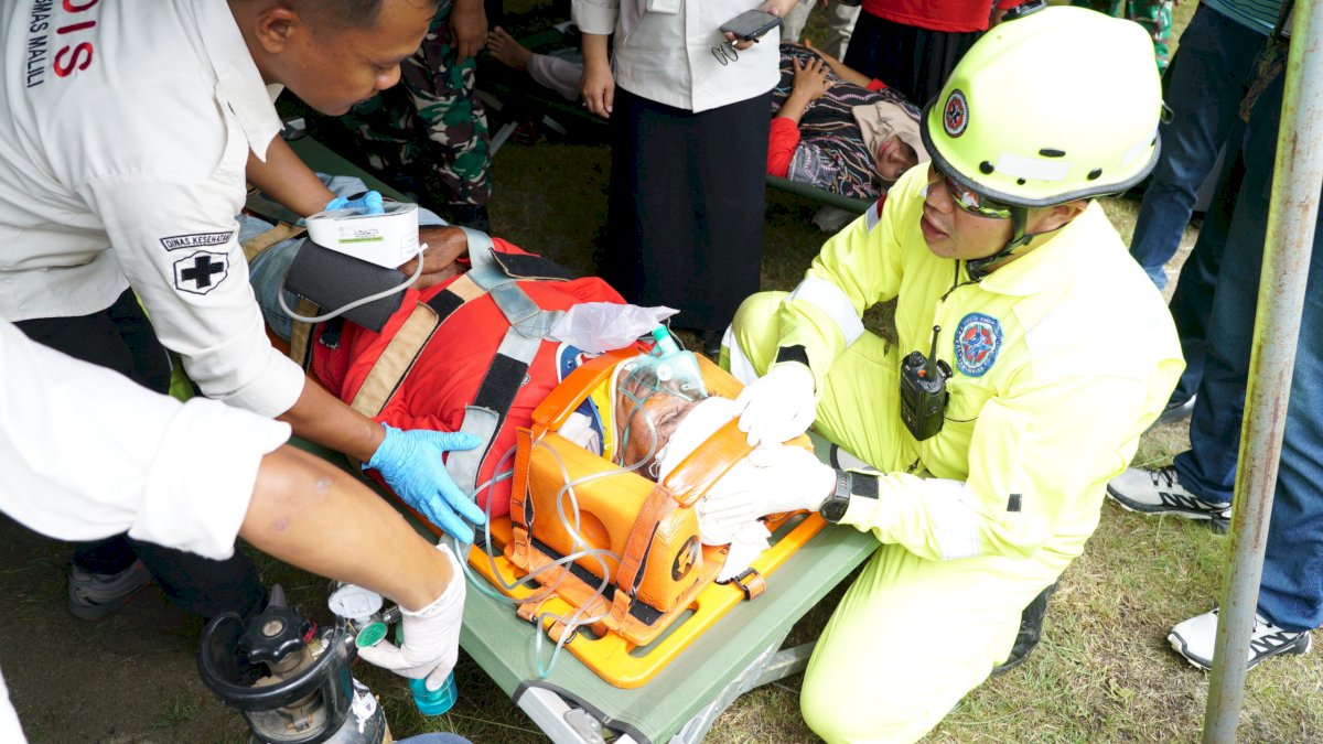 Proaktif Mitigasi Bencana, PT Vale Simulasi Rencana Tindak Darurat Bendungan Seri Sungai Larona di Malili