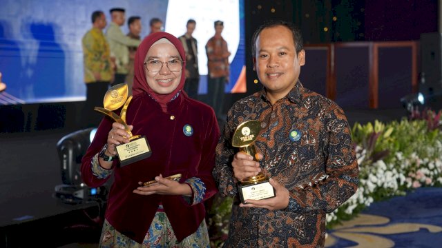 Perwakilan PT Vale IGP Morowali yang meraih penghargaan. Foto: Istimewa.