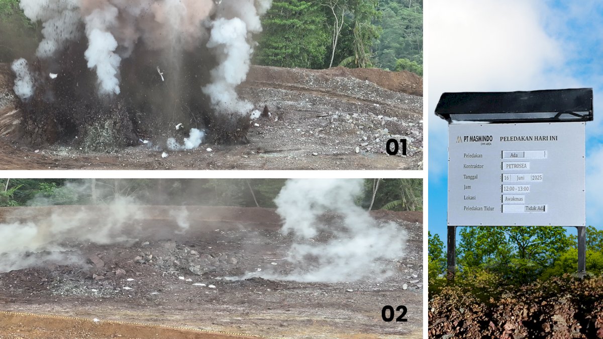 First Blasting Sukses, MDA Mantapkan Tahap Konstruksi Proyek Awak Mas