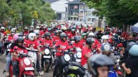 Ratusan Pecinta Scoopy Meriahkan Scoopy City Ride Bersama Asmo Sulsel