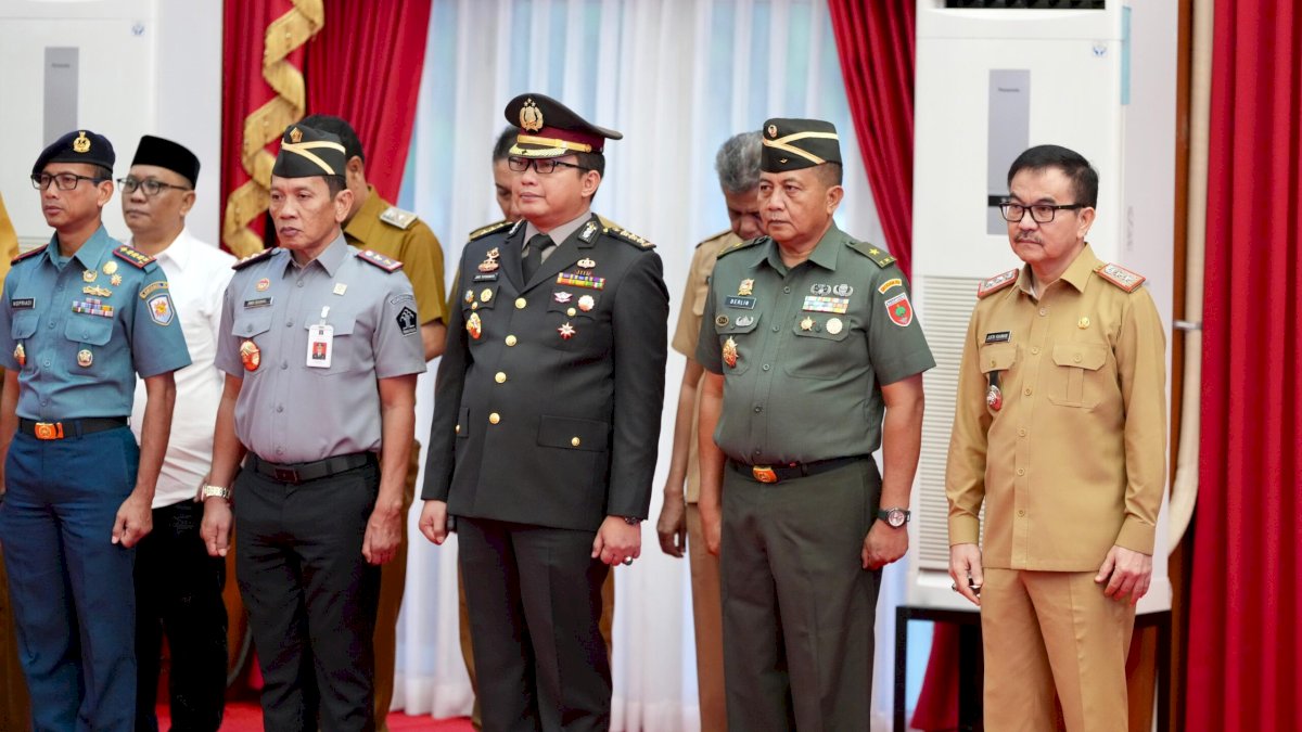 Kakanwil Kemenkum Sulsel Turut Hadiri Peringatan Hari Lahir Pancasila di Rujab Gubernur