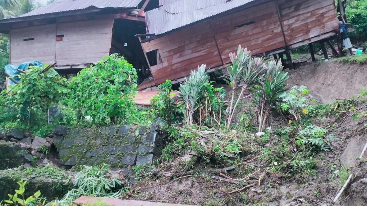 Tanah Bergerak Landa Dusun Bena’ Toraja, BPBD Sulsel Kirim Bantuan dan Koordinasi Penanganan