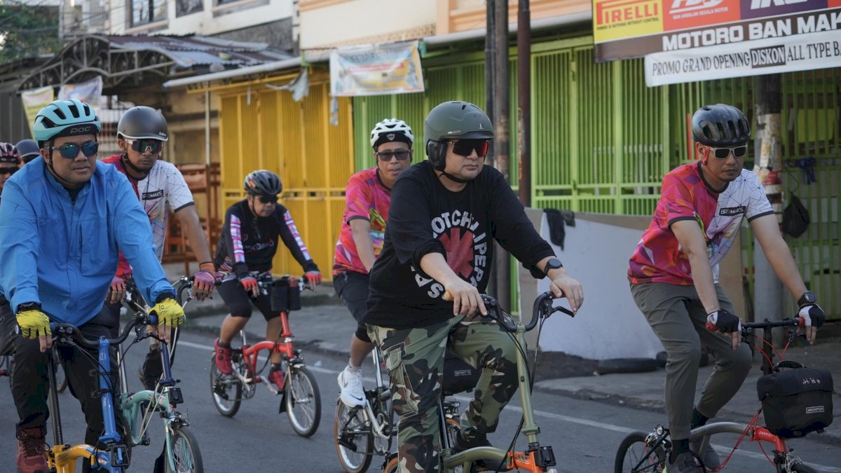 Pra-Event Seru Bareng Wali Kota Appi! Brompton Day Out 10 Panaskan Jalanan Makassar