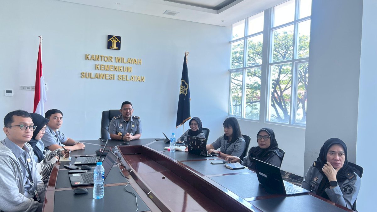 Kanwil Kemenkum Sulsel Ikuti Rapat Percepatan Likuidasi Satuan Kerja