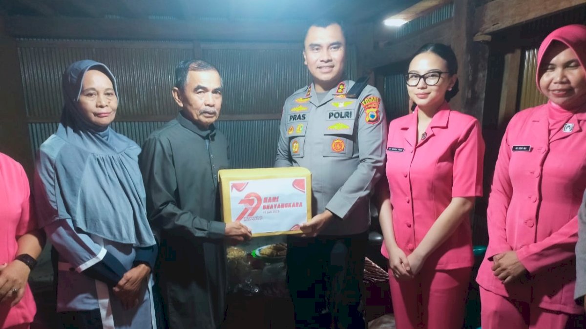 HUT Bhayangkara ke 79, Polres Bantaeng Gelar Anjangsana Purnawirawan dan Warakawuri Polri