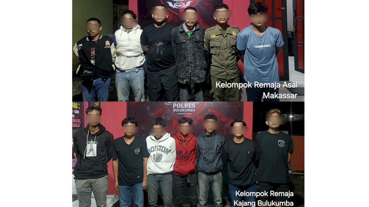 Dipicu Game Online, Polisi Gagalkan Tawuran Remaja Bulukumba-Makassar