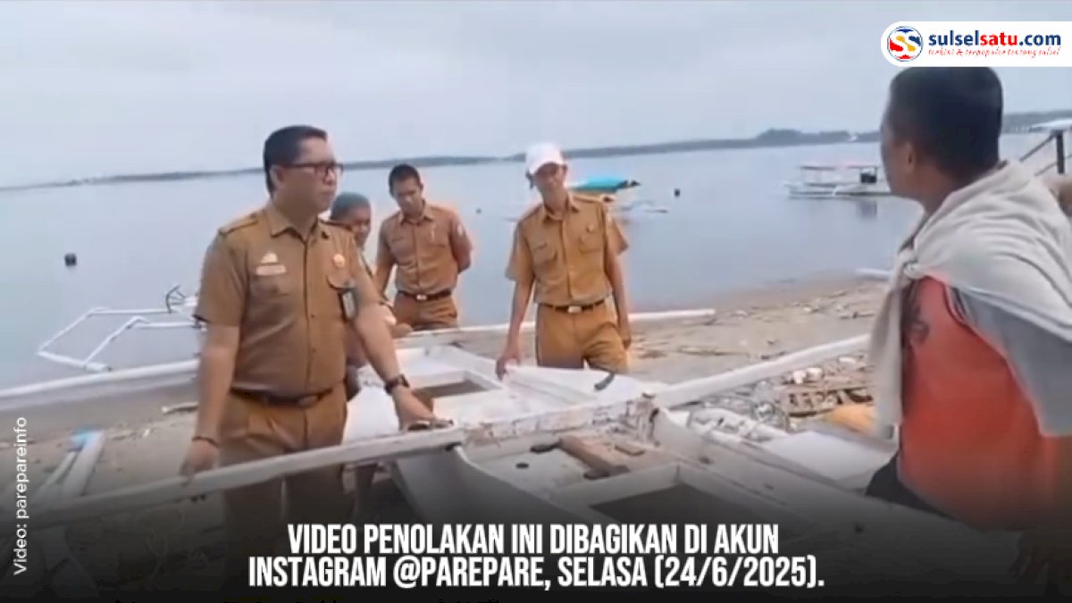 VIDEO: Nelayan di Parepare Menolak Perahu Miliknya di Relokasi