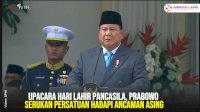 VIDEO: Upacara Hari Lahir Pancasila, Prabowo Serukan Persatuan Hadapi Ancaman Asing