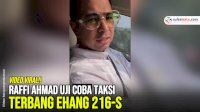 VIDEO: Raffi Ahmad Uji Coba Taksi Terbang EHang 216-S