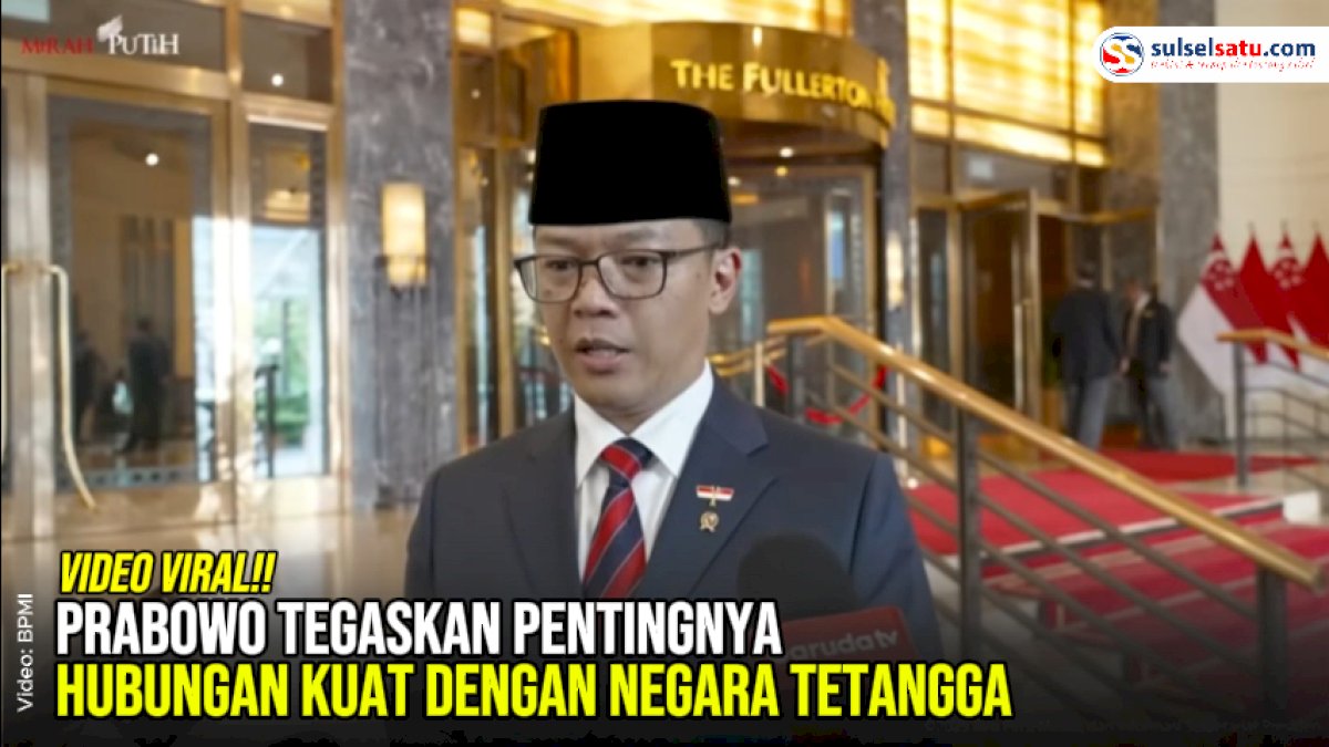 VIDEO: Prabowo Tegaskan Pentingnya Hubungan Kuat dengan Negara Tetangga