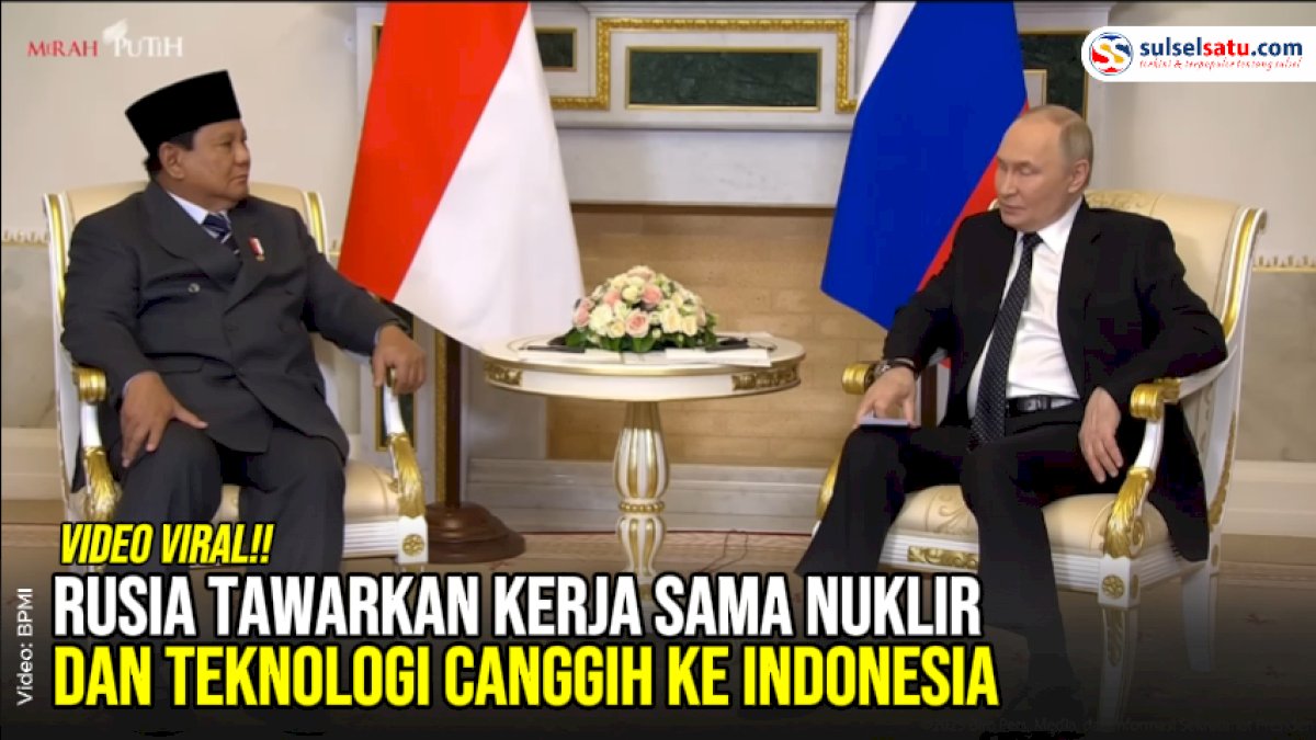 VIDEO: Rusia Tawarkan Kerja Sama Nuklir dan Teknologi Canggih ke Indonesia