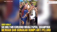 VIDEO: Sri Mulyani Kunjungi Nduga Papua, Didampingi Menhan dan Gunakan Rompi Anti Peluru