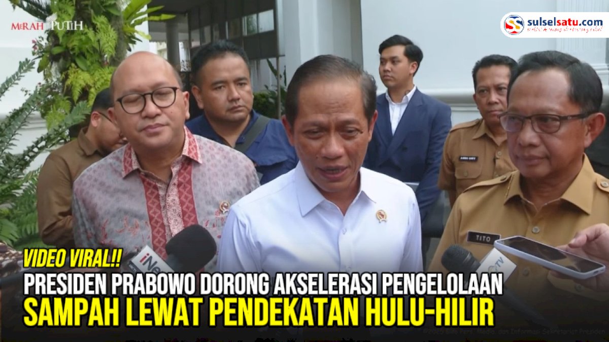VIDEO: Presiden Prabowo Dorong Akselerasi Pengelolaan Sampah Lewat Pendekatan Hulu-Hilir
