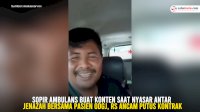 VIDEO: Sopir Ambulans Buat Konten Saat Nyasar Antar Jenazah Bersama Pasien ODGJ, RS Ancam Putus Kontrak