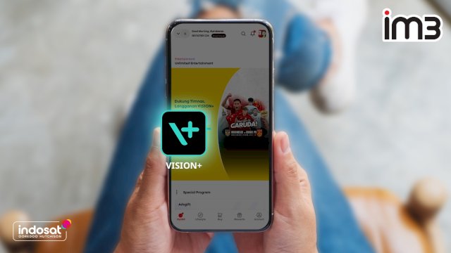 Kolaborasi VISION+ dan Indosat Tingkatkan Pengalaman Akses Konten Digital Berkualitas. Foto: Istimewa. 