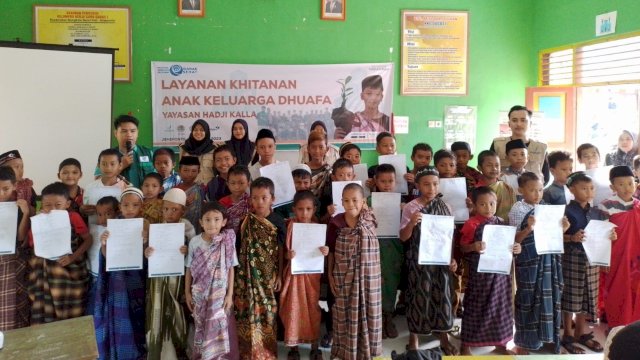 LAZ Hadji Kalla hadirkan program khitanan massal. Foto: Istimewa.