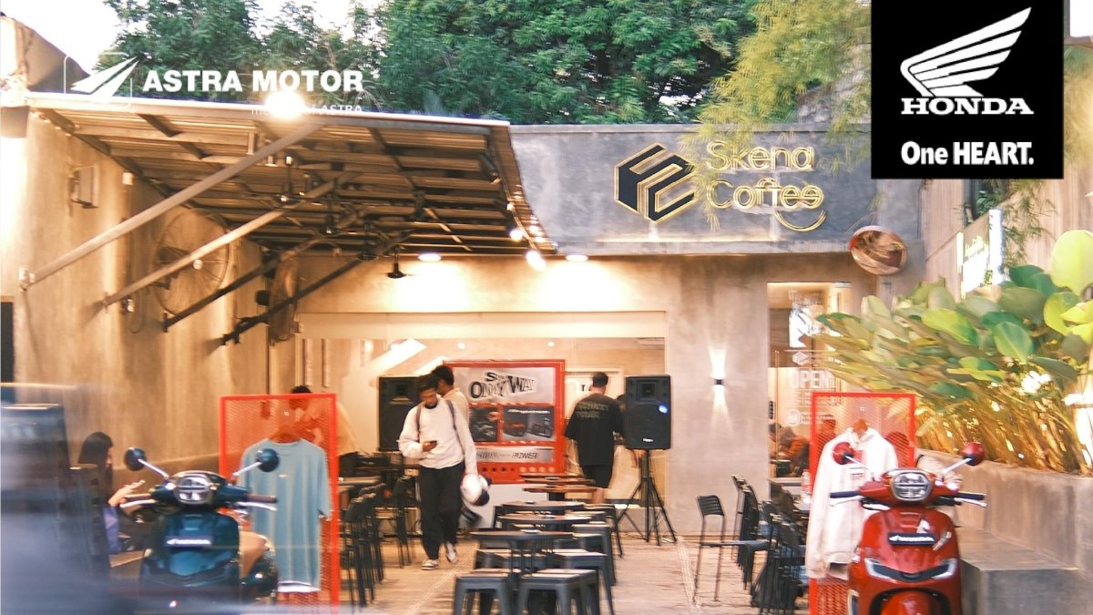 Honda Stylo 160 Curi Perhatian Pengunjung Kafe Selama Event Stylo On My Way di Makassar