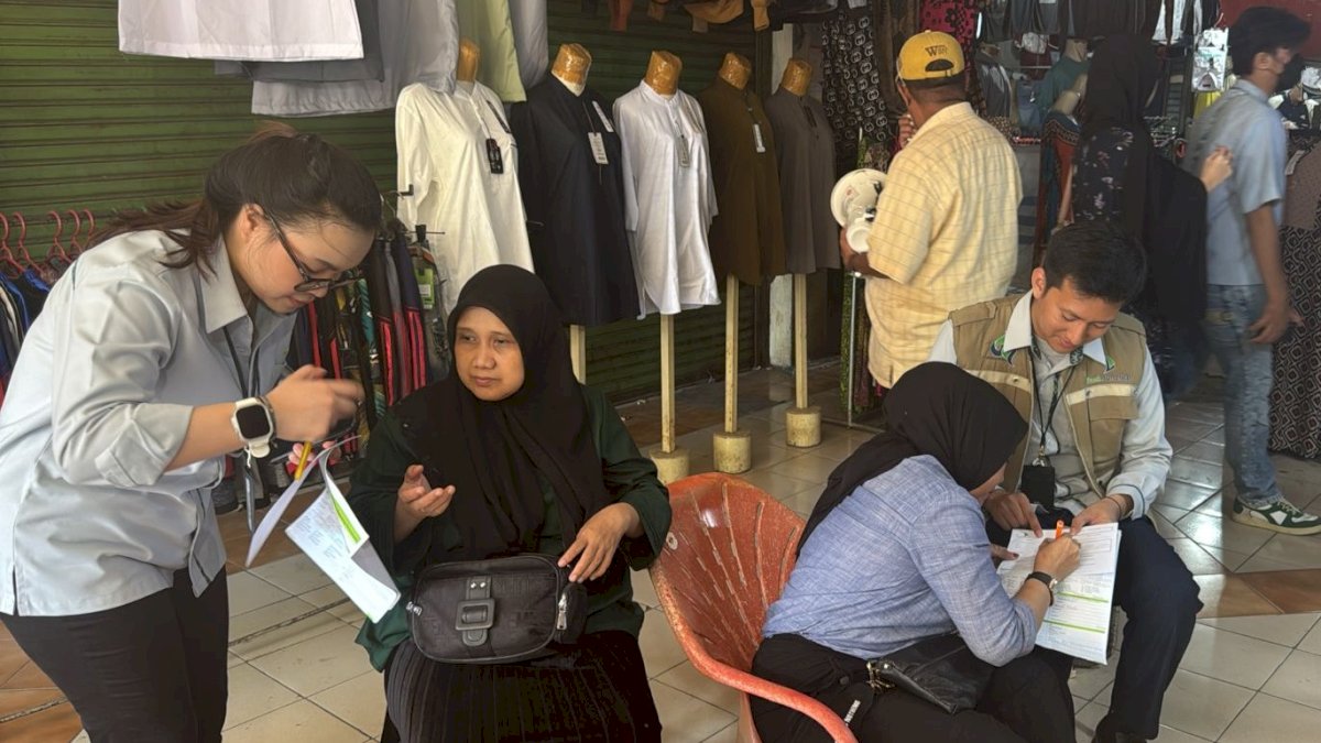 Bank Sulselbar Bersama Perumda Pasar Makassar Raya Hadirkan Sistem Pembayaran Nontunai di Pasar Tradisional