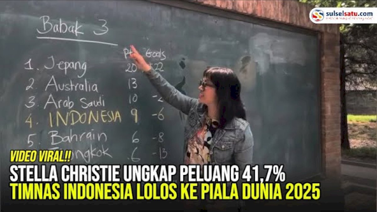 VIDEO: Stella Christie Ungkap Peluang 41,7% Timnas Indonesia Lolos ke Piala Dunia 2025