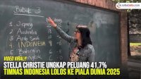 VIDEO: Stella Christie Ungkap Peluang 41,7% Timnas Indonesia Lolos ke Piala Dunia 2025